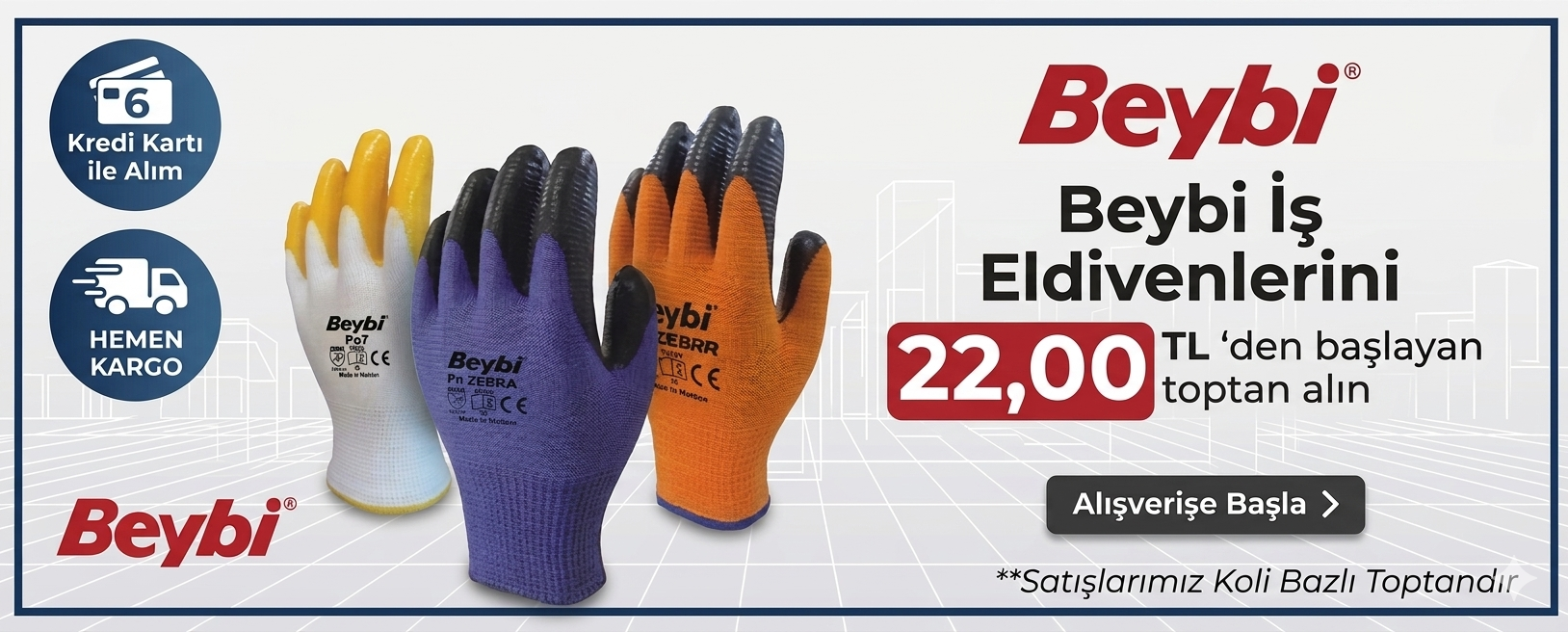 Beybi İş Eldivenleri Ana Bayii