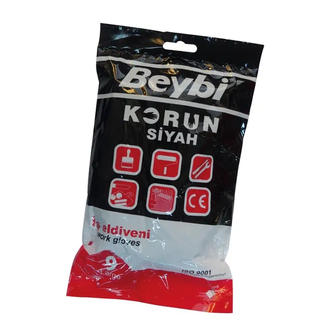 Beybi Korun Siyah İş Eldiveni