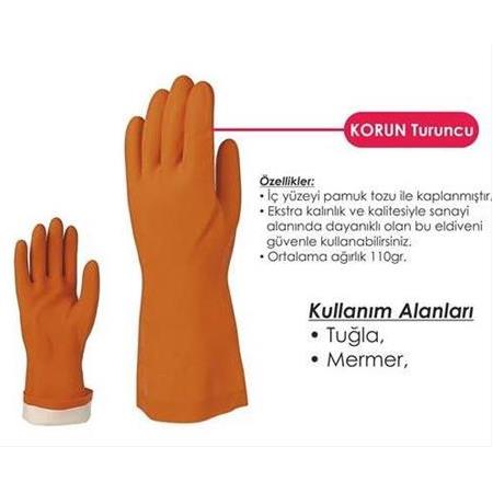 Beybi Korun Turuncu İş Eldiveni