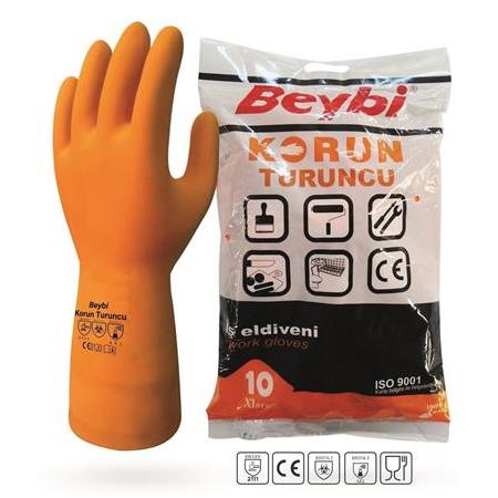 Beybi Korun Turuncu İş Eldiveni