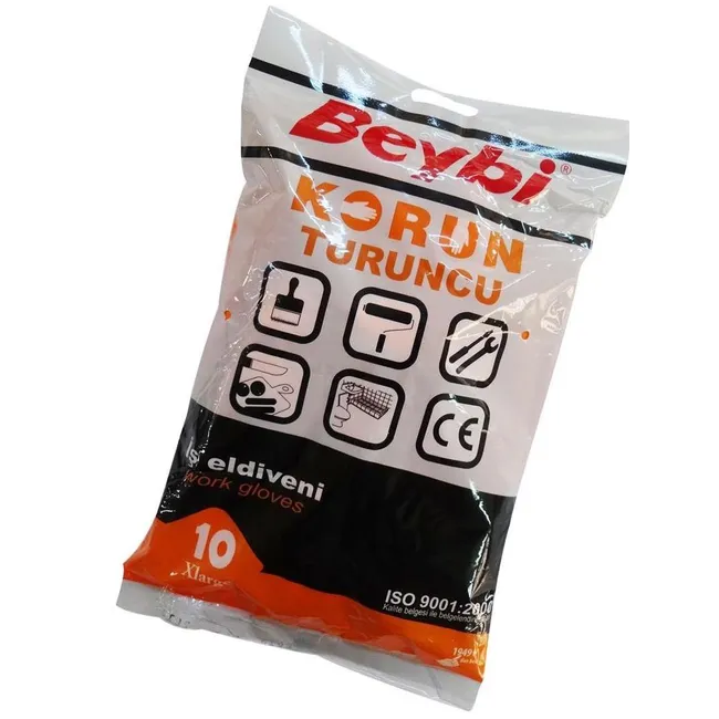 Beybi Korun Turuncu İş Eldiveni