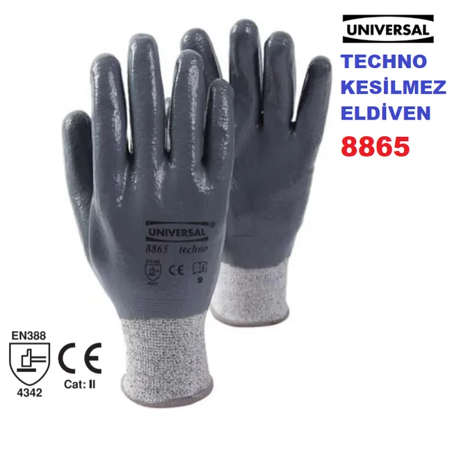 ÜNİVERSAL KESİLMEZ MEKANİK RİSK İŞ ELDİVENİ 8865