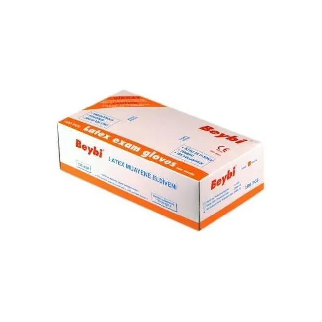BEYBİ LATEX MUAYENE ELDİVENİ PUDRASIZ