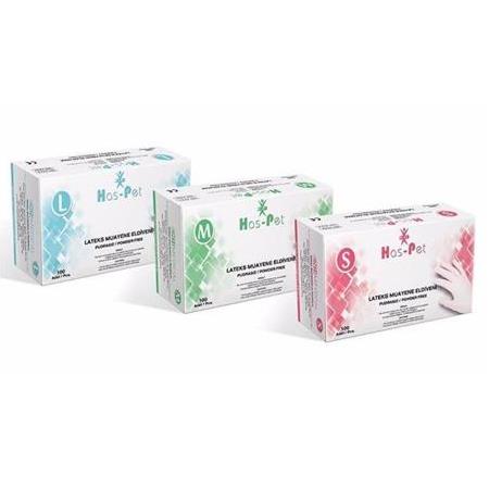 Haspet Lateks Muayene eldiveni Pudrasız