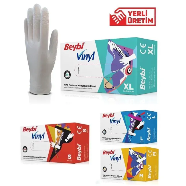 Beybi Şeffaf Vinyl Eldiven