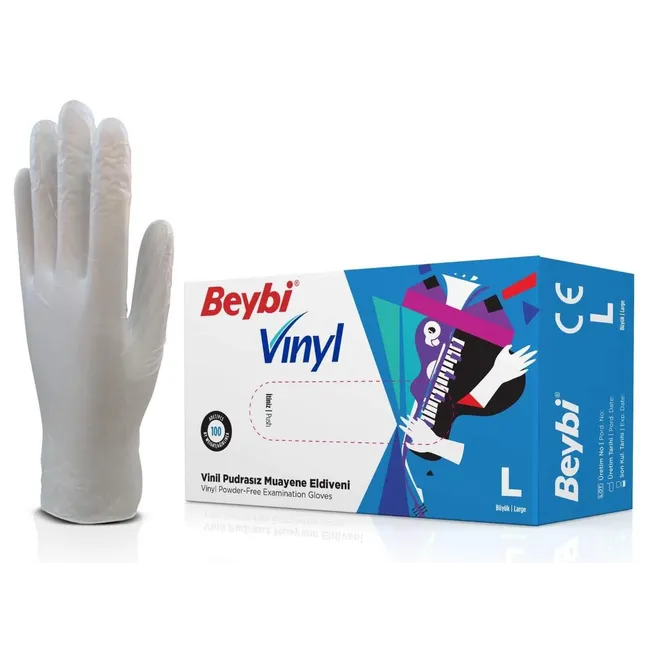 Beybi Şeffaf Vinyl Eldiven