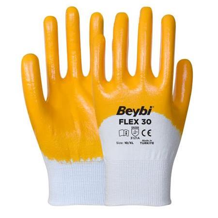 Beybi Flex 30 Sarı Nitril Eldiven