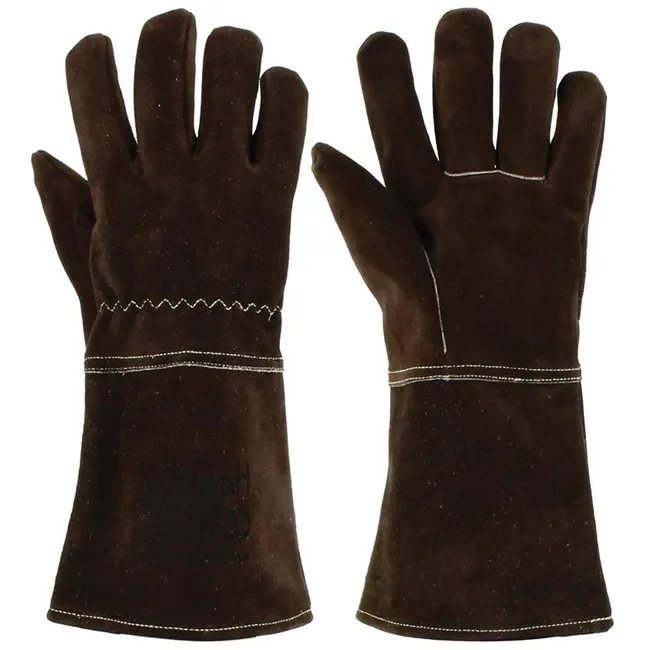 DERİ KAYNAKÇI ELDİVENİ - 35 CM   E-1303