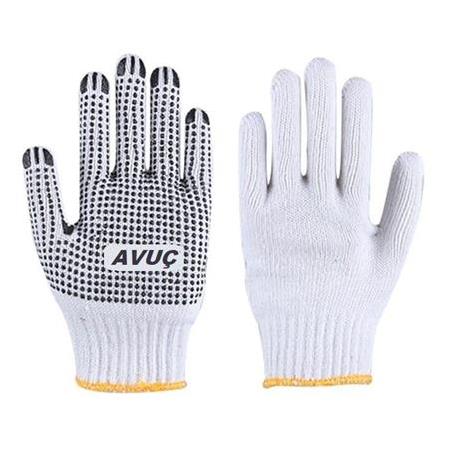 Pamuk Pvc Noktalı Örgü Dotlu Eldiven