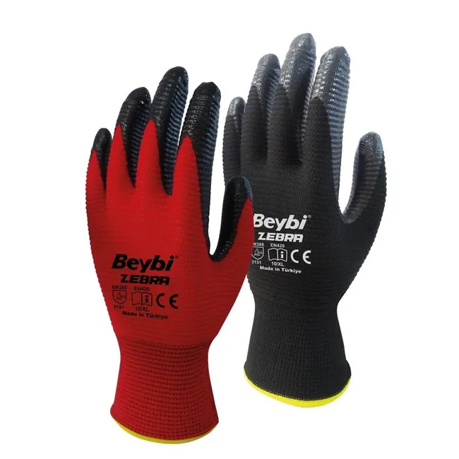 Beybi Pn Zebra Nitril Eldiven