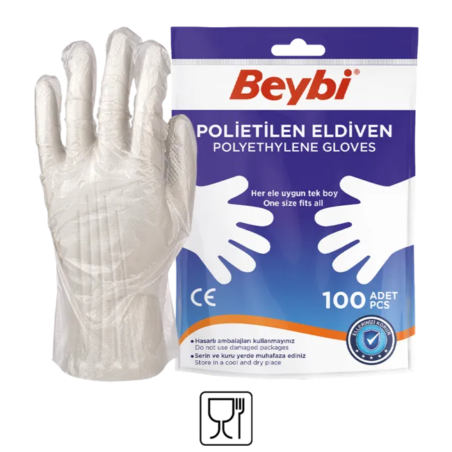 Beybi Şeffaf Pet Eldiven