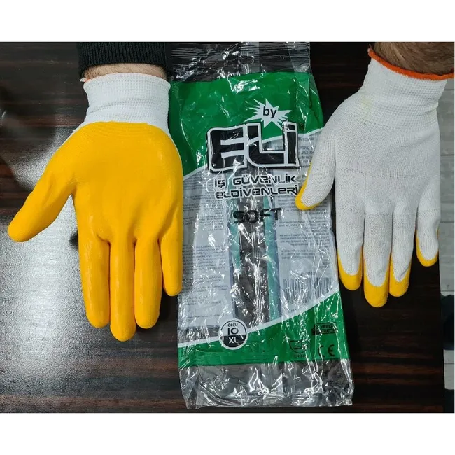 Nitril Eldiven Sarı Ekonomik