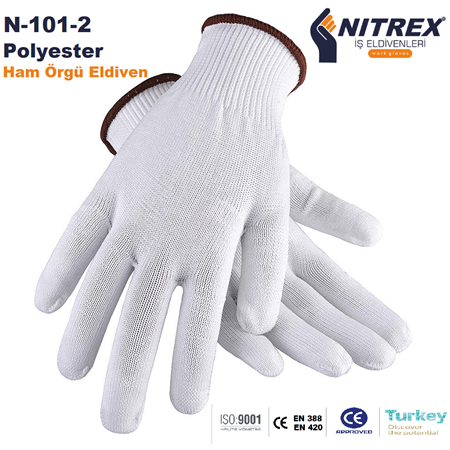 Ham Örgü İş Eldiveni (Polyester) N-101-2