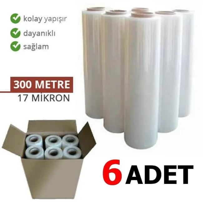 Palet Streç Şeffaf 17 Mikron