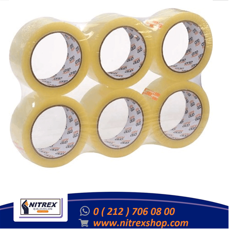 EKONOMİK KOLİ BANTI - ŞEFFAF  45 x 100 MT