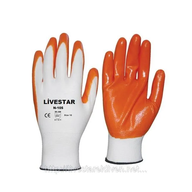 Nitril Eldiven İthal N-105 Turuncu