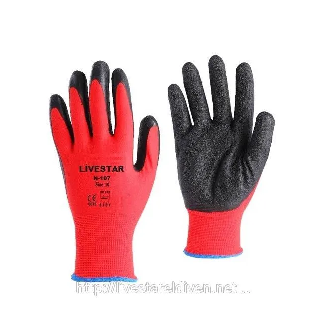 Nitril Eldiven - İthal Poliüretan(Tırtırlı) N-107