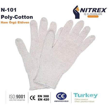 HAM ÖRGÜ İŞ ELDİVENİ (KAPLAMASIZ) N-101