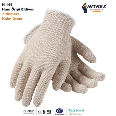 Ham Örgü İş Eldiveni (Kalın)