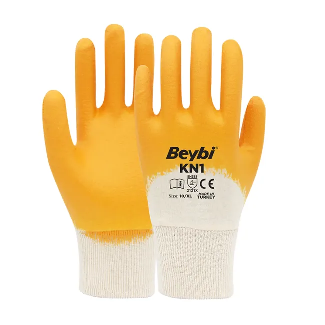 Beybi Kn1 Sarı Nitril Eldiven