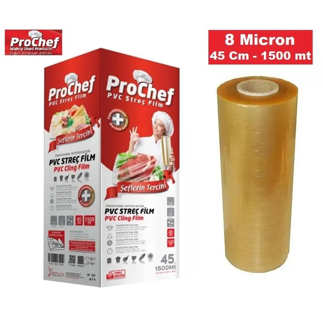 Endüstriyel Gıda Streç 45cm 1500 mt