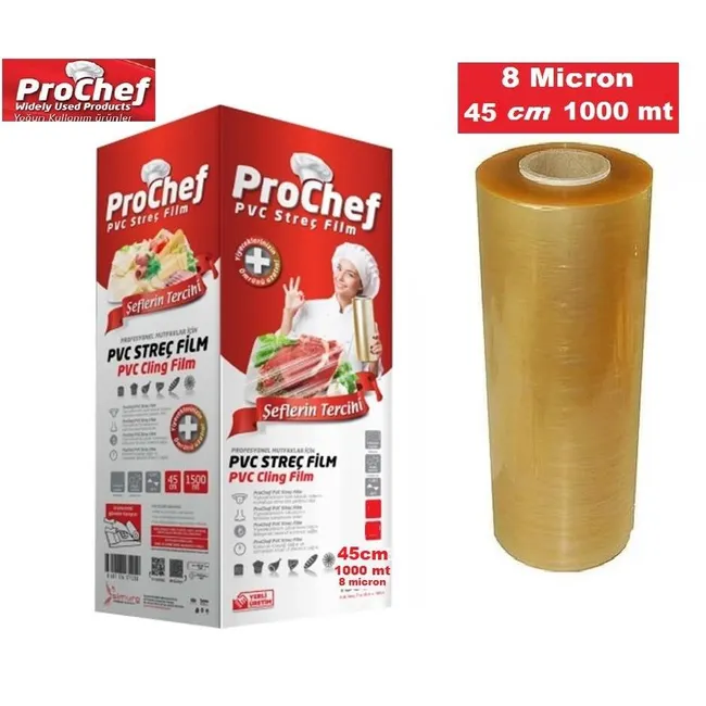 Endüstriyel Gıda Streç 45cm 1000 mt