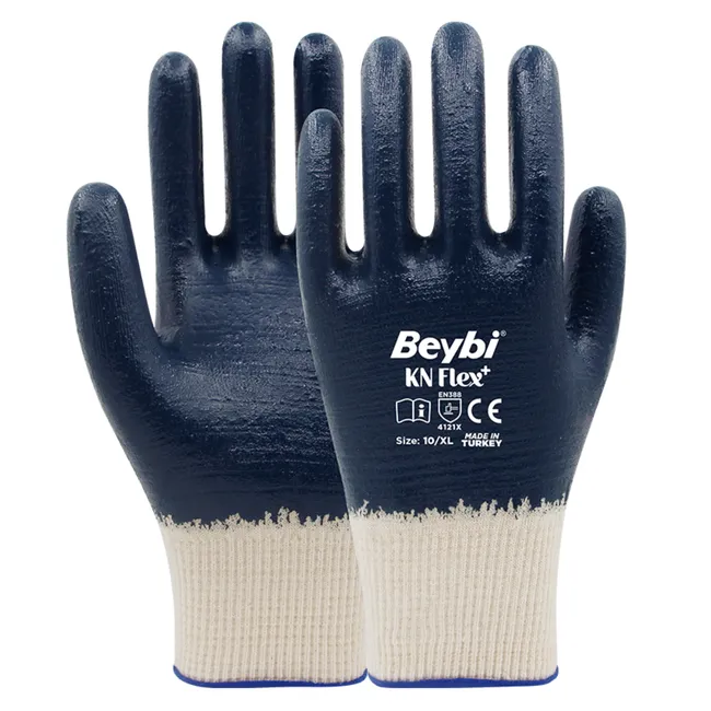 Beybi KnFlex Plus Tam Kaplı Nitril Eldiven
