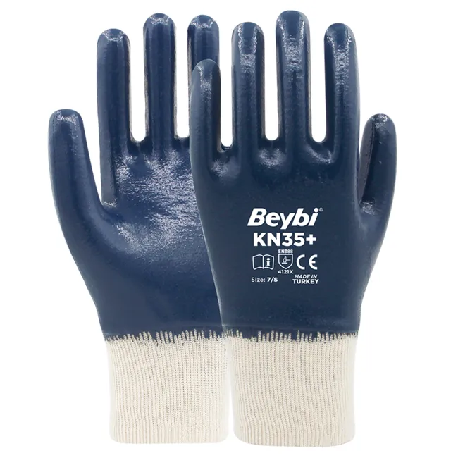 Beybi Kn35+ Plus Tam Kaplı Pamuk Nitril Eldiven
